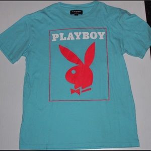 Medium Blue PLAYBOY  T Shirt